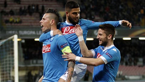 Nhận định Napoli vs Sassuolo 21h00 ngày 29/10 (Serie A 2017/18)