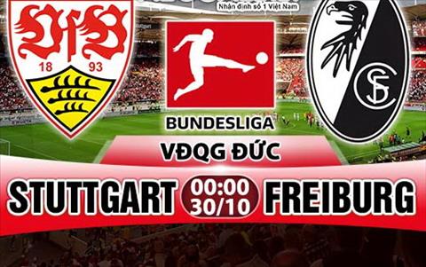 Nhận định Stuttgart vs Freiburg 00h00 ngày 30/10 (Bundesliga 2017/18)