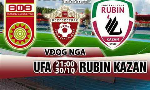 Nhan dinh Ufa vs Rubin Kazan 21h00 ngay 3010 (VDQG Nga 201718) hinh anh