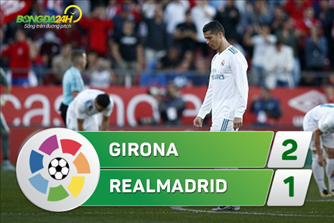 Ket qua Girona 2-1 Real Madrid