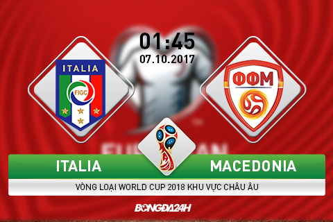 Italia vs Macedonia (1h45 ngay 710) Lenh phai thang hinh anh