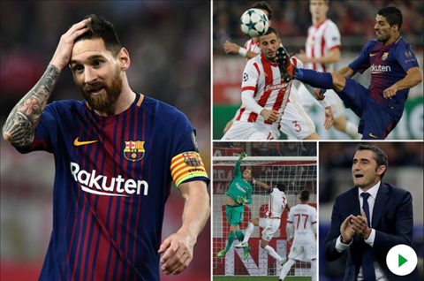 Olympiacos 0-0 Barcelona: Người Hy Lạp viết tiếp chuyện thần thoại