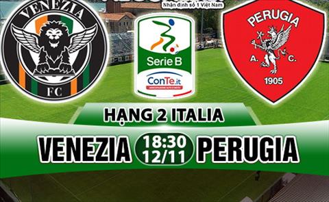 Nhận định Venezia vs Perugia 18h30 ngày 12/11 (Hạng 2 Italia 2017/18)