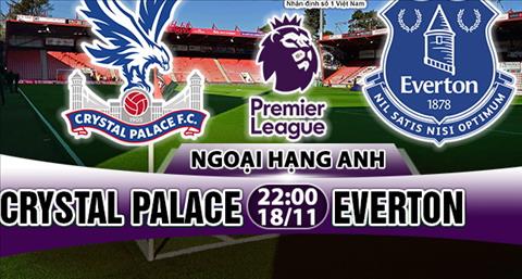 Nhận định Crystal Palace vs Everton 22h00 ngày 18/11 (Premier League 2017/18)
