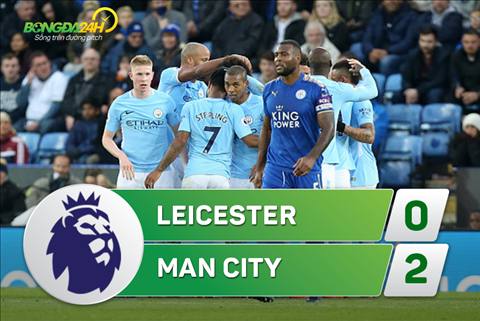 Ket qua Leicester 0-2 Man City