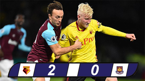 Watford 2-0 West Ham: David Moyes tái xuất đáng quên