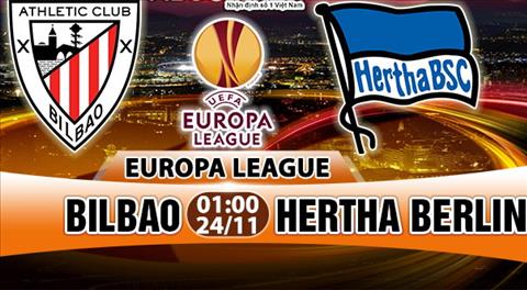 Nhan dinh Bilbao vs Hertha Berlin 01h00 ngay 2411 (Europa League 201718) hinh anh