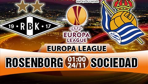 Nhan dinh Rosenborg vs Sociedad 01h00 ngay 2411 (Europa League 201718) hinh anh