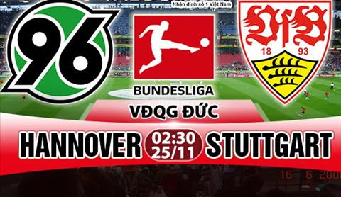 Nhận định Hannover vs Stuttgart 02h30 ngày 25/11 (Bundesliga 2017/18)