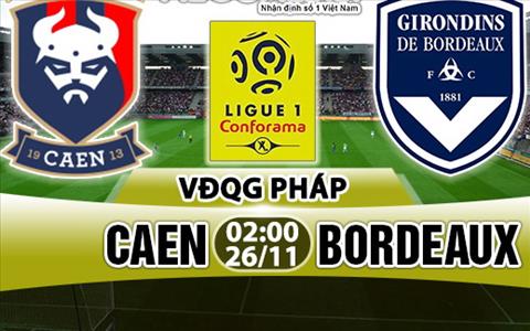 Nhan dinh Caen vs Bordeaux 02h00 ngay 2611 (Ligue 1 201718) hinh anh