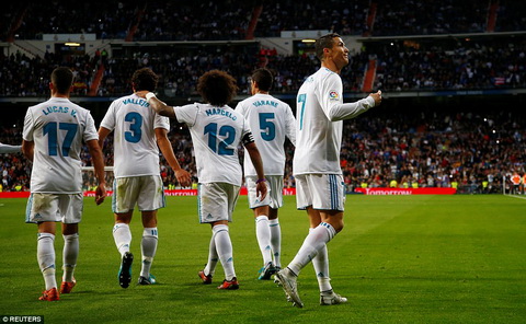 Cristiano Ronaldo toa sang dung thoi diem Real Madrid can nhat.
