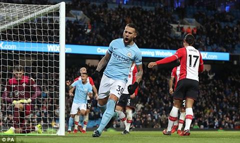 Tổng hợp: Man City 2-1 Southampton (Vòng 14 Premier League 2017/18)