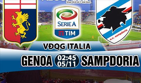 Nhan dinh Genoa vs Sampdoria 02h45 ngay 0511 (Serie A 201718) hinh anh