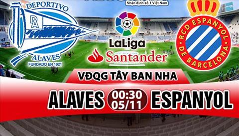Nhận định Alaves vs Espanyol 00h30 ngày 05/11 (La Liga 2017/18)