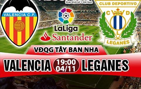 Nhận định Valencia vs Leganes 19h00 ngày 04/11 (La Liga 2017/18)