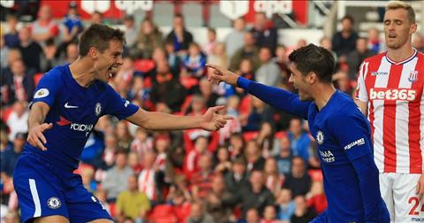 Morata thăng hoa nhờ bệ phóng Azpilicueta