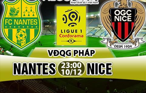 Nhận định Nantes vs Nice 23h00 ngày 10/12 (Ligue 1 2017/18)