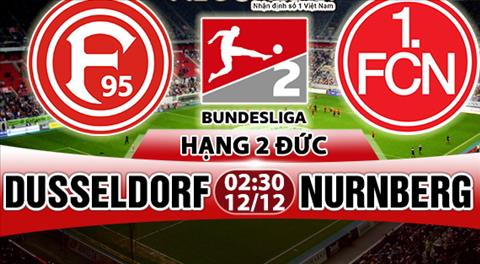 Nhận định Dusseldorf vs Nurnberg 02h30 ngày 12/12 (Hạng 2 Đức 2017/18)