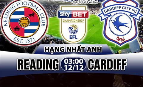 Nhận định Reading vs Cardiff 03h00 ngày 12/12 (Hạng Nhất Anh 2017/18)