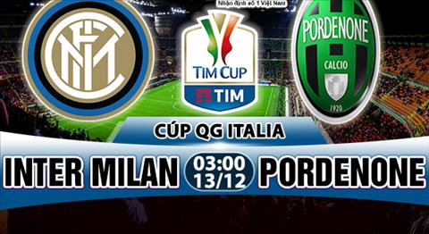 Nhận định Inter Milan vs Pordenone 03h00 ngày 13/12 (Coppa Italia 2017/18)