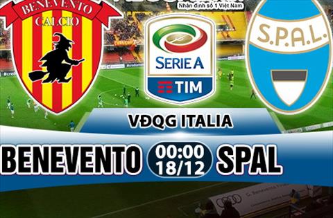 Nhận định Benevento vs SPAL 00h00 ngày 18/12 (Serie A 2017/18)