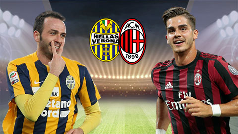 Nhận định Verona vs AC Milan 18h30 ngày 17/12 (Serie A 2017/18)