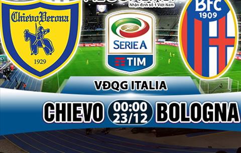 Nhận định Chievo vs Bologna 00h00 ngày 23/12 (Serie A 2017/18)