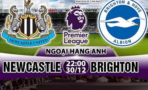 Nhận định Newcastle vs Brighton 22h00 ngày 30/12 (Premier League 2017/18)