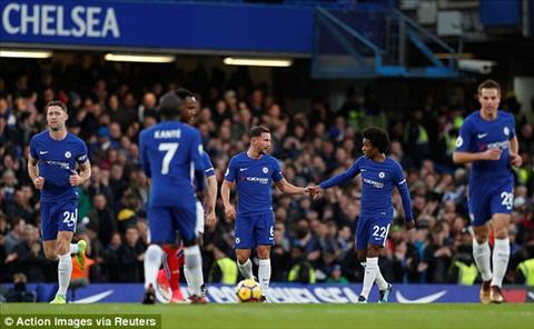 Cham diem Chelsea 5-0 Stoke Tien ve Willian sang nhat hinh anh