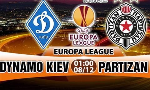 Nhạn dịnh Dynamo Kiev vs Partizan 01h00 ngày 812 (Europa League 201718) hinh anh