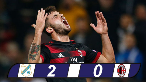 Rijeka 2-0 AC Milan: Thất vọng nối dài