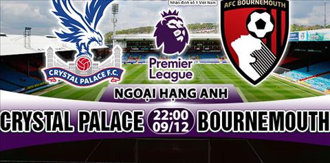 Nhận định Crystal Palace vs Bournemouth 22h00 ngày 9/12 (Premier League 2017/18)