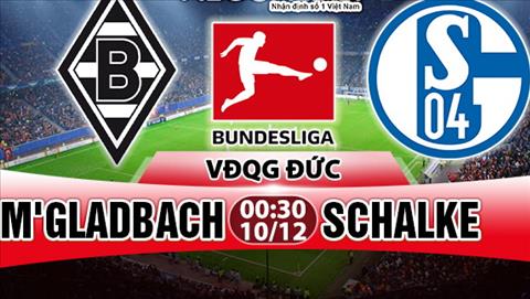 Nhận định Gladbach vs Schalke 00h30 ngày 10/12 (Bundesliga 2017/18)