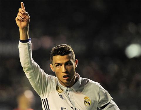 Real cua Ronaldo tiep tuc xep tren Barca voi khoang cach mot diem, dong thoi con hai tran chua da. Anh: Reuters