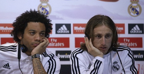 Real Madrid don nhan su tro lai cua Modric va Marcelo.