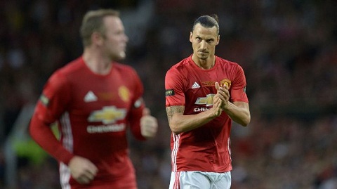 Rooney sẽ thay thế tốt cho Ibrahimovic ở MU