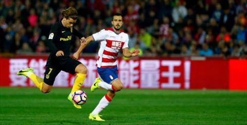 Tổng hợp: Granada 0-1 Atletico Madrid (Vòng 27 La Liga 2016/17)