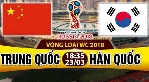 Nhan dinh Trung Quoc vs Han Quoc 18h35 ngay 233 (VL World Cup 2018) hinh anh