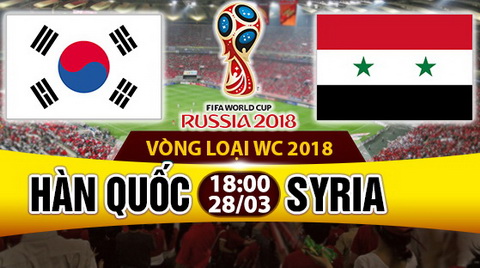 Nhan dinh Han Quoc vs Syria 18h00 ngay 283 (VL World Cup 2018) hinh anh