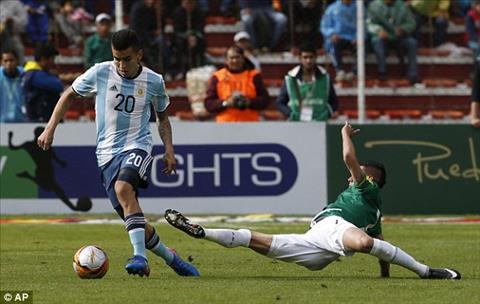 Bolivia 2-0 Argentina (KT) Khong Messi, Albiceleste lai guc nga o tu dia La Paz hinh anh