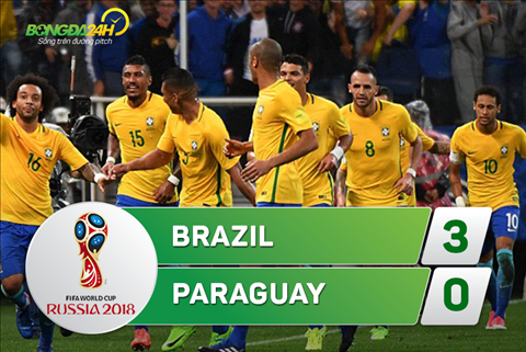 Brazil 3-0 Paraguay: Neymar sút hỏng 11m, Selecao vẫn thắng dễ