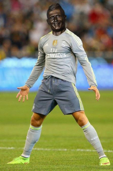 Tuong Ronaldo xau xi duoc dat o san bay Madeira hinh anh
