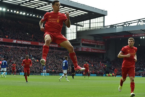 Dư âm Liverpool 3-1 Everton: Khi Coutinho tháo bỏ những xiềng xích