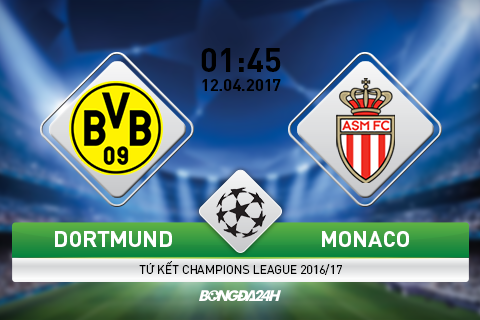Dortmund vs Monaco (1h45 ngày 12/4): Đại tiệc tấn công