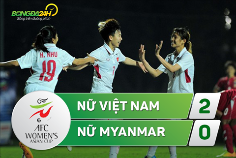 Ket qua nu Viet Nam 2-0 Nu Myanmar
