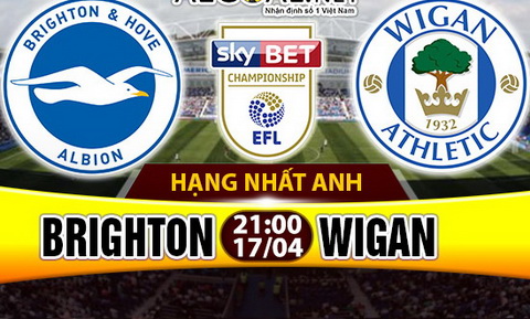 Nhan dinh Brighton vs Wigan 21h00 ngay 174 (Hang Nhat Anh 201617) hinh anh