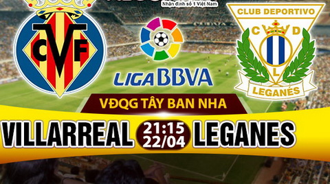 Nhan dinh Villarreal vs Leganes 21h15 ngay 224 (La Liga 201617) hinh anh