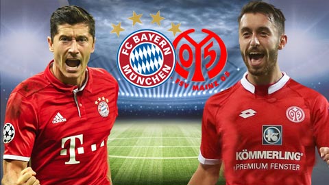 Nhan dinh Bayern Munich vs Mainz 20h30 ngay 224 (Bundesliga 201617) hinh anh