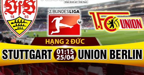 Nhan dinh Stuttgart vs Union Berlin 01h15 ngay 254 (Hang 2 Duc 201617) hinh anh
