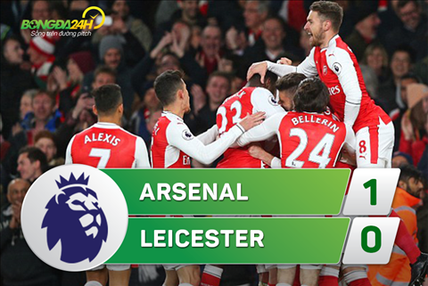 Ket qua tran Arsenal 1-0 Leicester